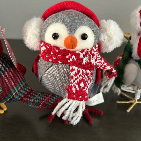 Target Like* Christmas bird 3 birds Bundle Fabric bird Holiday fabric birds - Picture 5 of 7